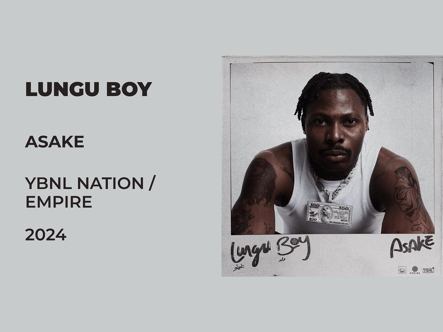 Chart data showing Afrobeats albums worth it globally