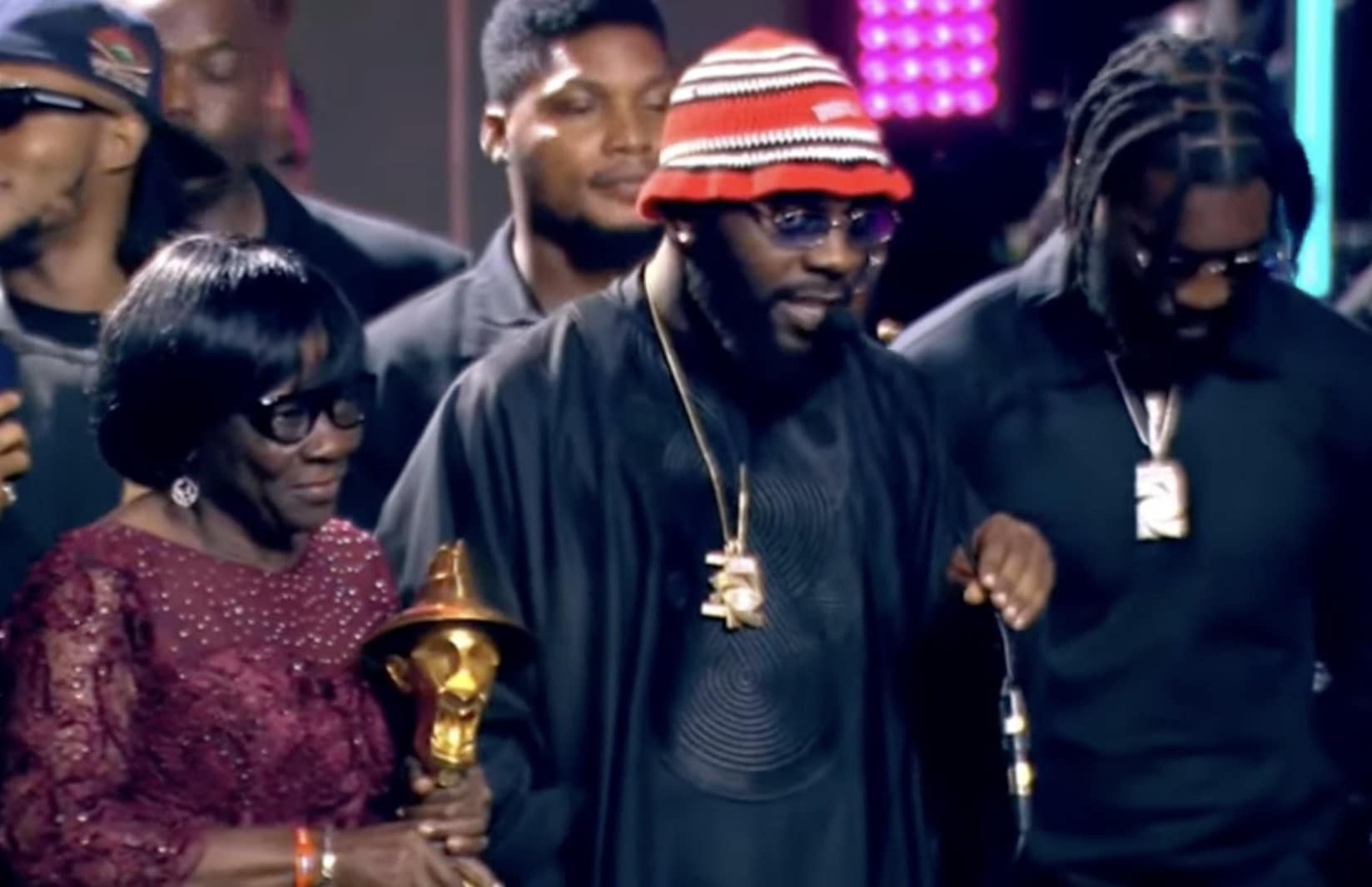 OdumoduBlvck during Headies Awards