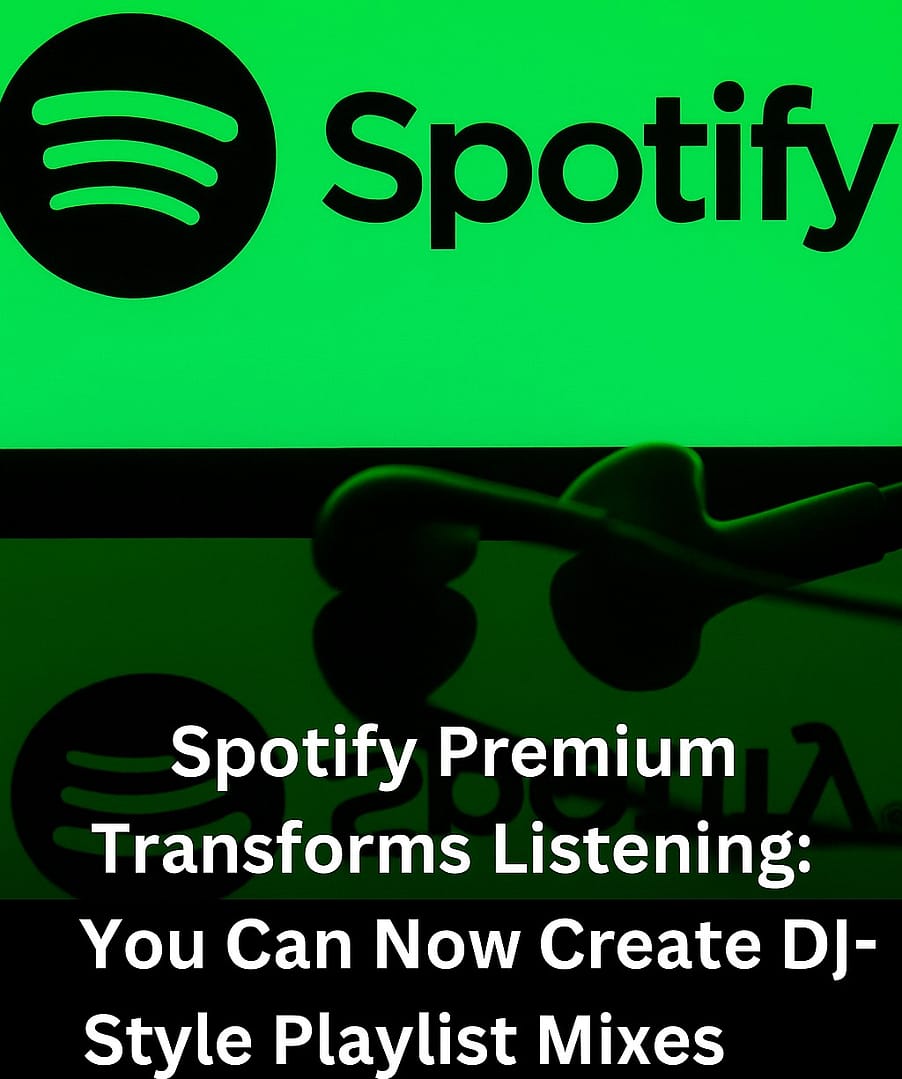 Spotify Premium DJ-Style Playlist mixing feature