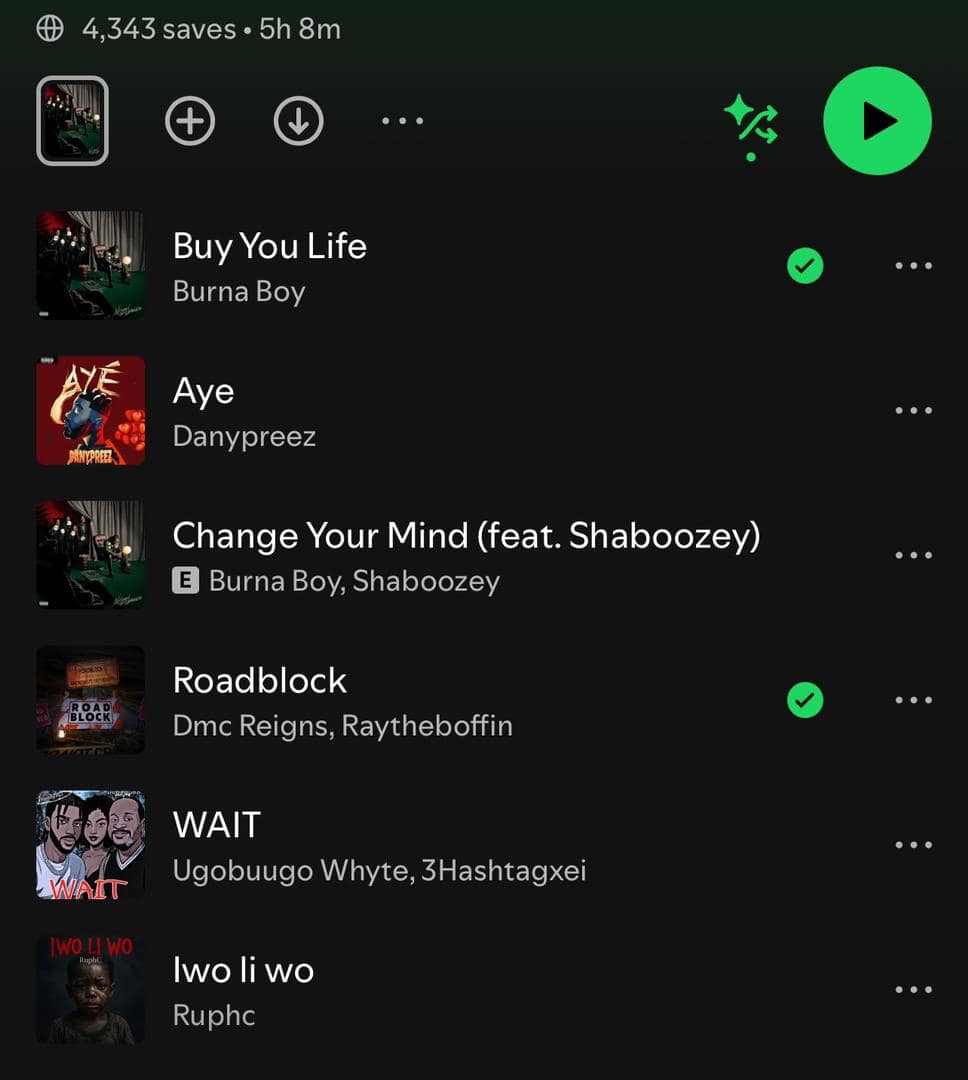 Playlist placement 2