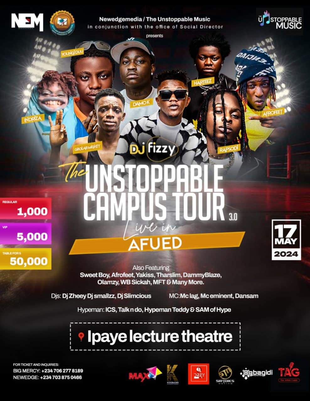 The campus tour 3.0 flier.